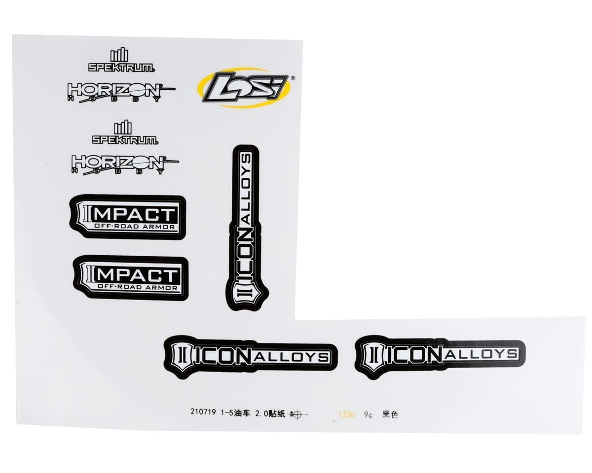 Losi DBXL 2.0 ICON Vehicle Dynamics PrePainted RC Car Body Set LOS250051