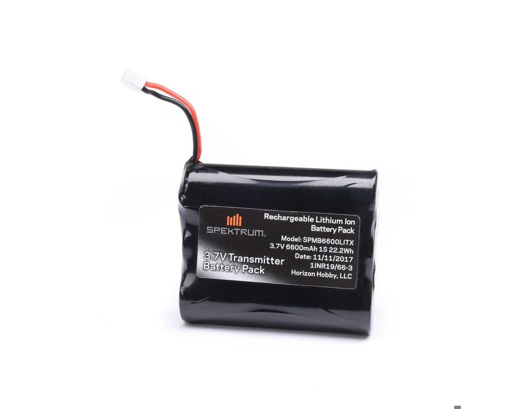 Spektrum RC 1S Li-Ion Transmitter Battery 3.7V 6600mAh NX6 NX8 NX10 iX12