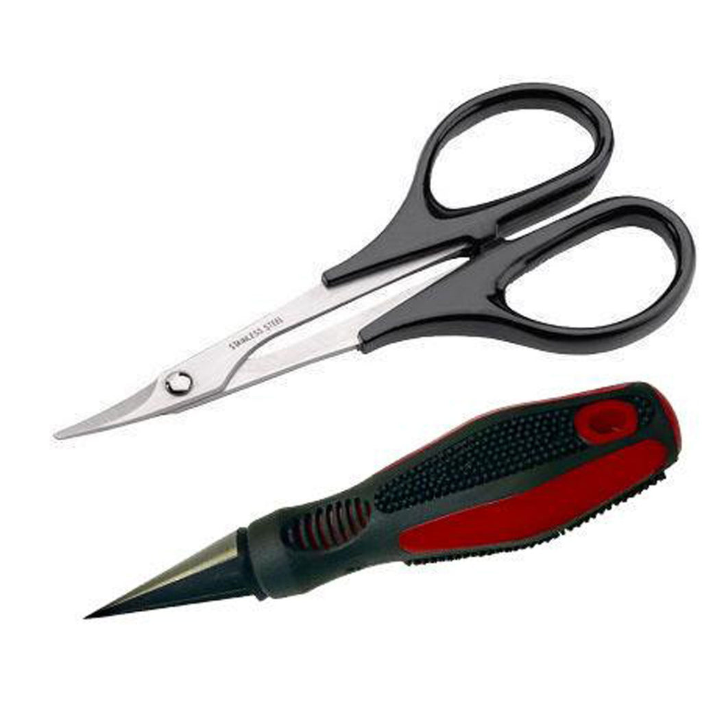 Dubro DUB2330 Body Reamer & Curved Scissors Set RC Car - Truck Lexan Body Tool