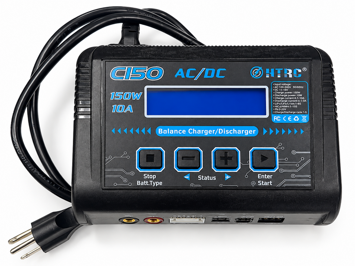 HTRC C150 AC/DC 150W 10A RC LiPo LiHV NiMH Battery Balance Charger Discharger