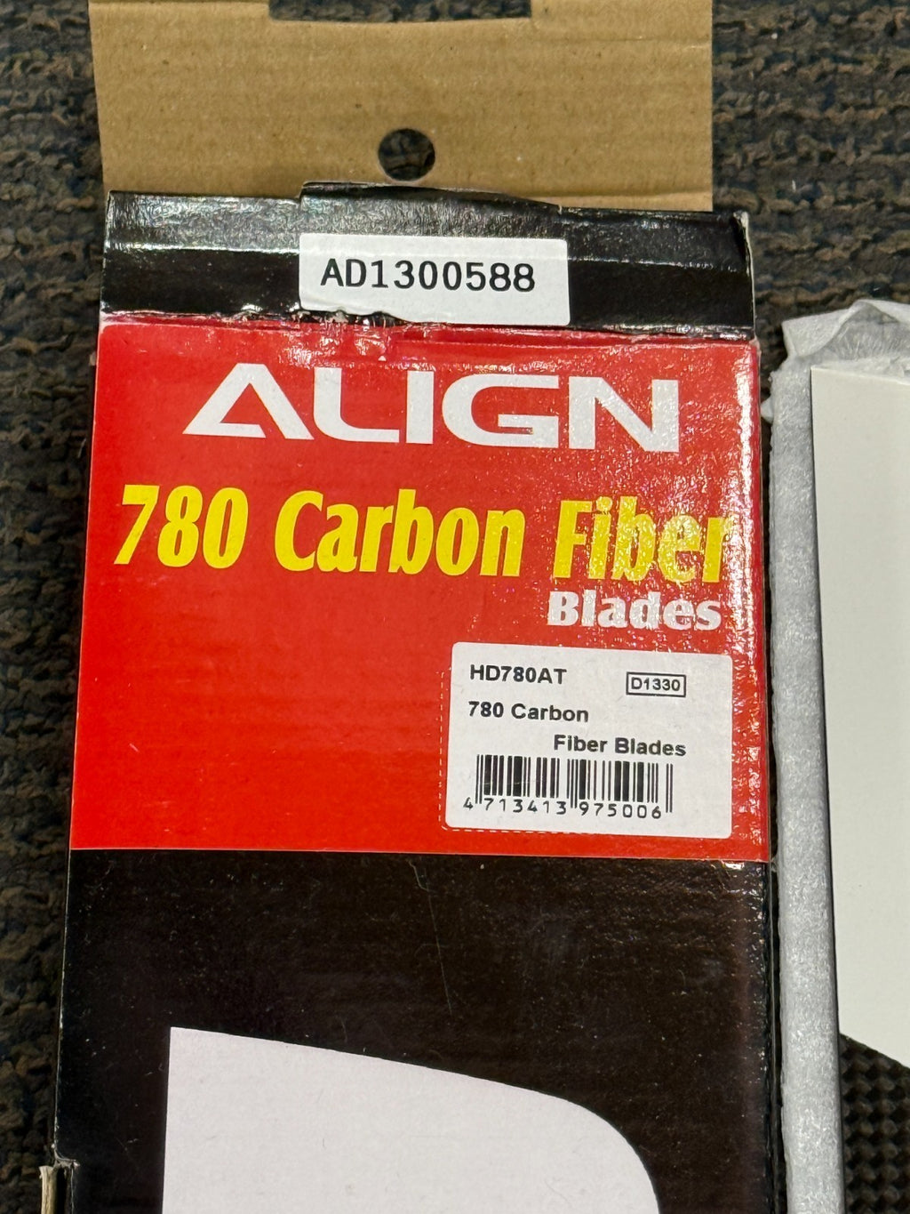 Excellent Align T-Rex 780mm RC Remote Control Helicopter Carbon Fiber Main Blade