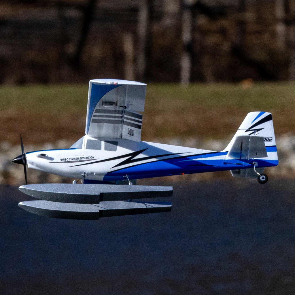 E-flite EFLU8950 UMX Turbo Timber Evolution BNF Basic Electric Airplane (700mm)