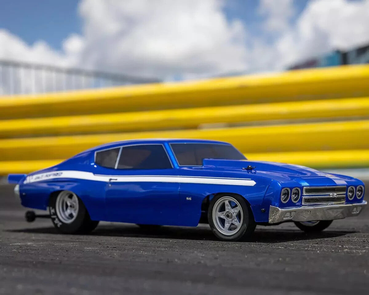 Losi 1/16 1970 Chevelle 2WD RTR Ready To Run RC Drag Car Blue LOS01023T1