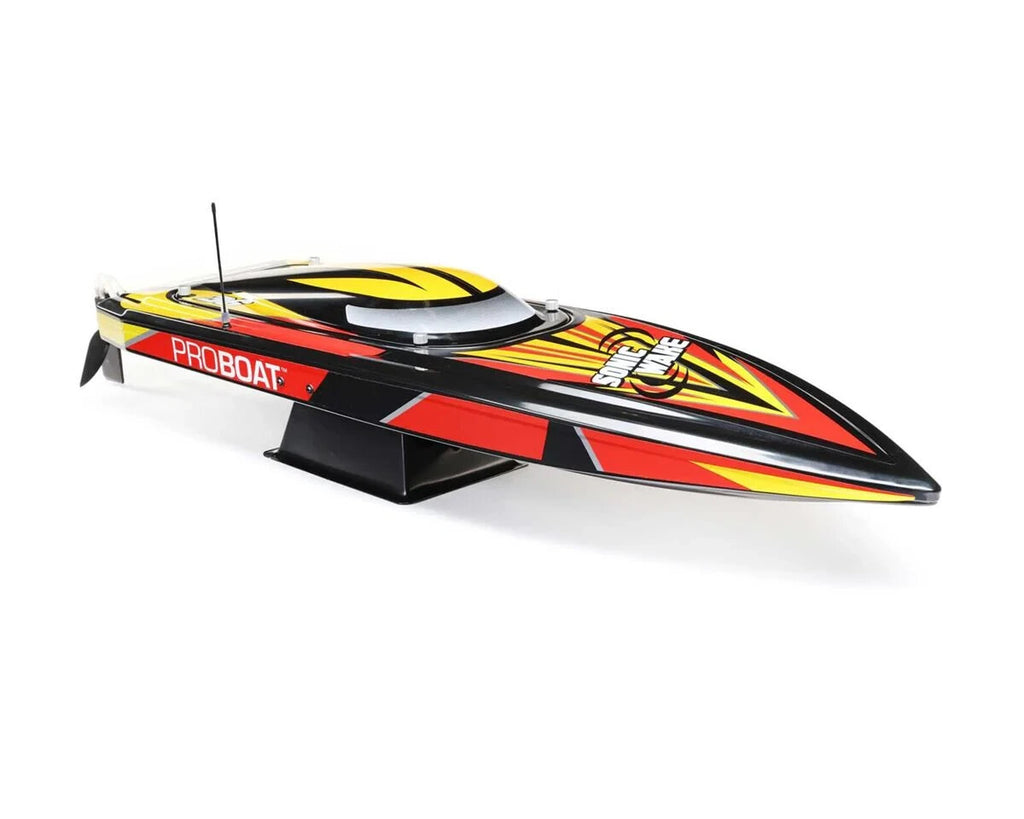 Pro Boat Sonicwake 36" Self-Righting RTR Deep-V Brushless Boat Black w/Spektrum