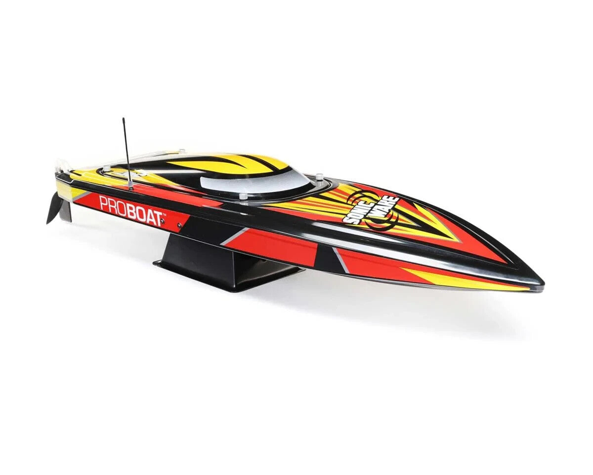 Pro Boat Sonicwake 36" Self-Righting RTR Deep-V Brushless Boat Black w/Spektrum
