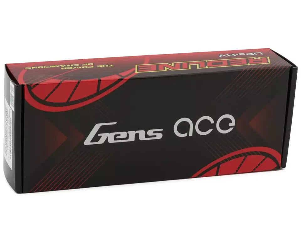 Gens Ace Redline 2.0 2S LiHV Battery 140C 7.6V / 5000mAh w/5mm Bullets
