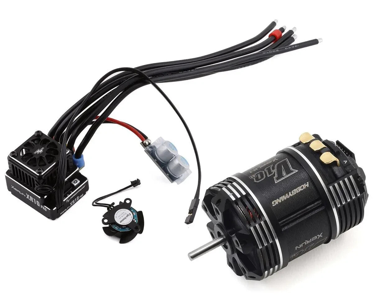 Hobbywing XR10 Pro G2S Sensored Brushless ESC V10 G3 Motor Combo 8.5T 38020333
