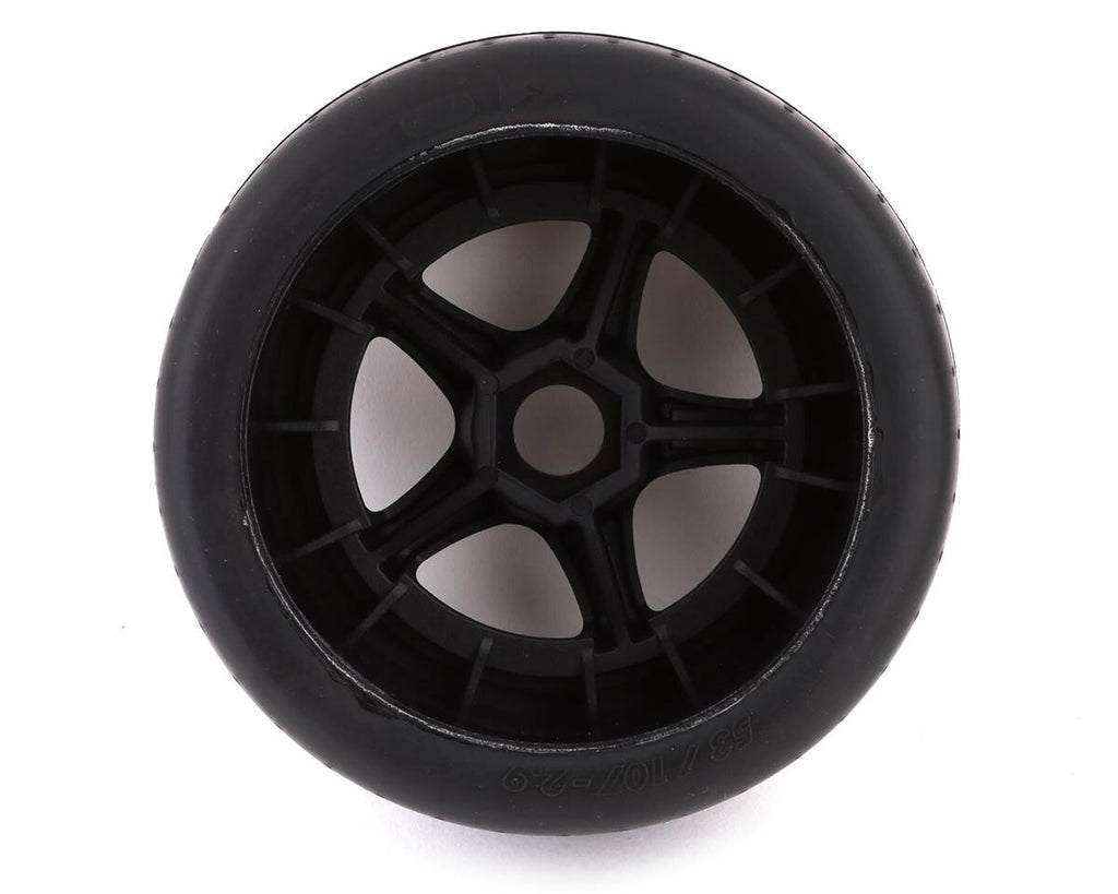 Arrma DBoots Hoons 53/107 2.9 Belted 5-Spoke Premounted Tires (2) Silver 550084