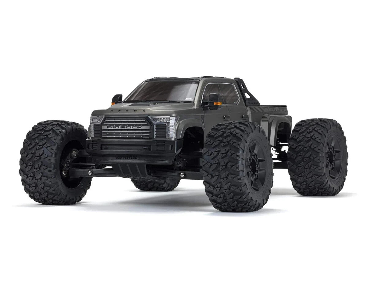 Arrma Big Rock 6S BLX 1/7 RTR 4WD Electric Brushless Monster Truck White w/SLT3