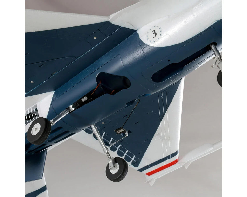 E-flite EFlite F-16 F16 70mm Thunderbirds EDF BNF Basic Jet Airplane AS3X & SAFE