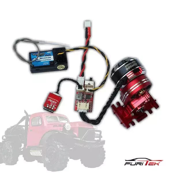 Furitek Rhino Power System Brushless Combo w/ Receiver FMS Atlas 6x6 Crawler