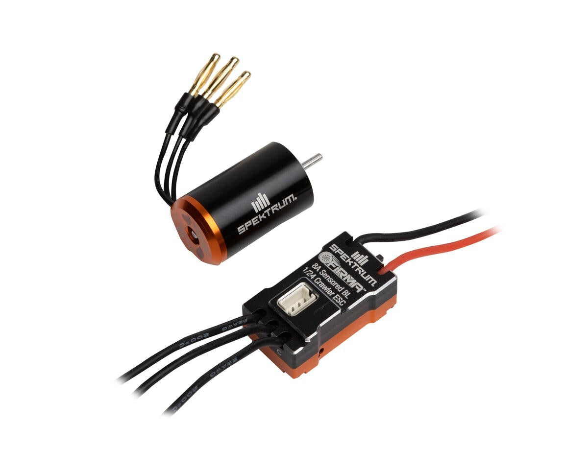 Spektrum RC Firma 8A 1/24 Rock Crawler Sensored Brushless Smart ESC/Motor Combo