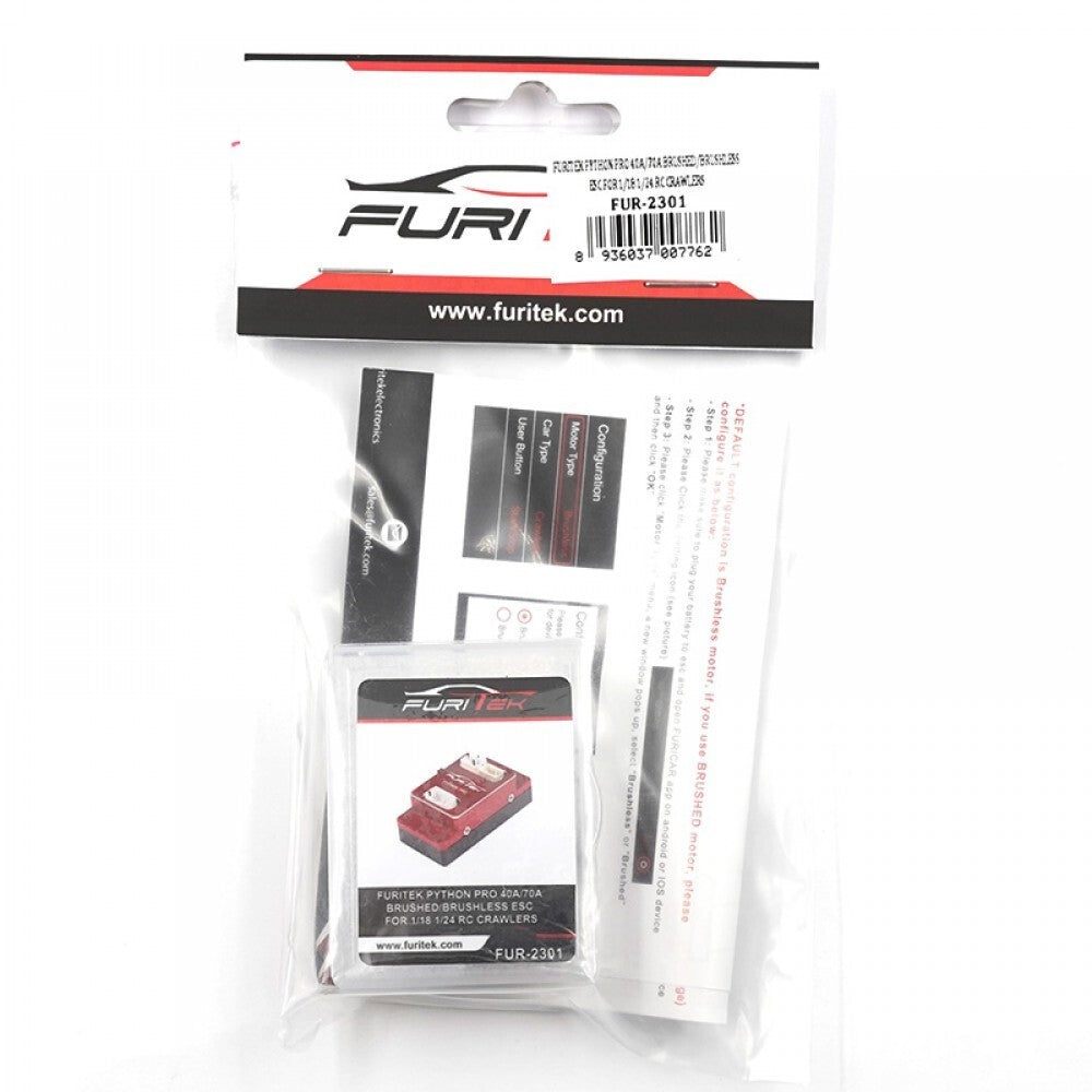 Furitek Python Pro 40A Brushless / Brushed Micro Waterproof ESC FUR-2301 2301