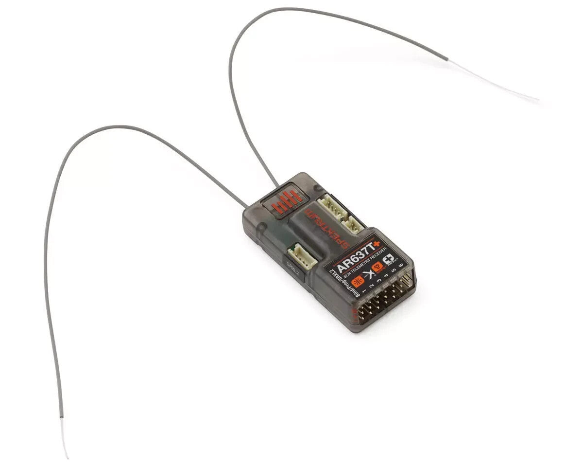 Spektrum RC AR637T+ 6-Channel DSMX Aircraft Telemetry Receiver SPM-1032 SPM1032
