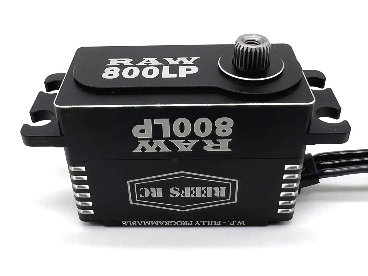 REEFS RC RAW 800 Standard Digital Metal Gear Waterproof Programmable Servo Black