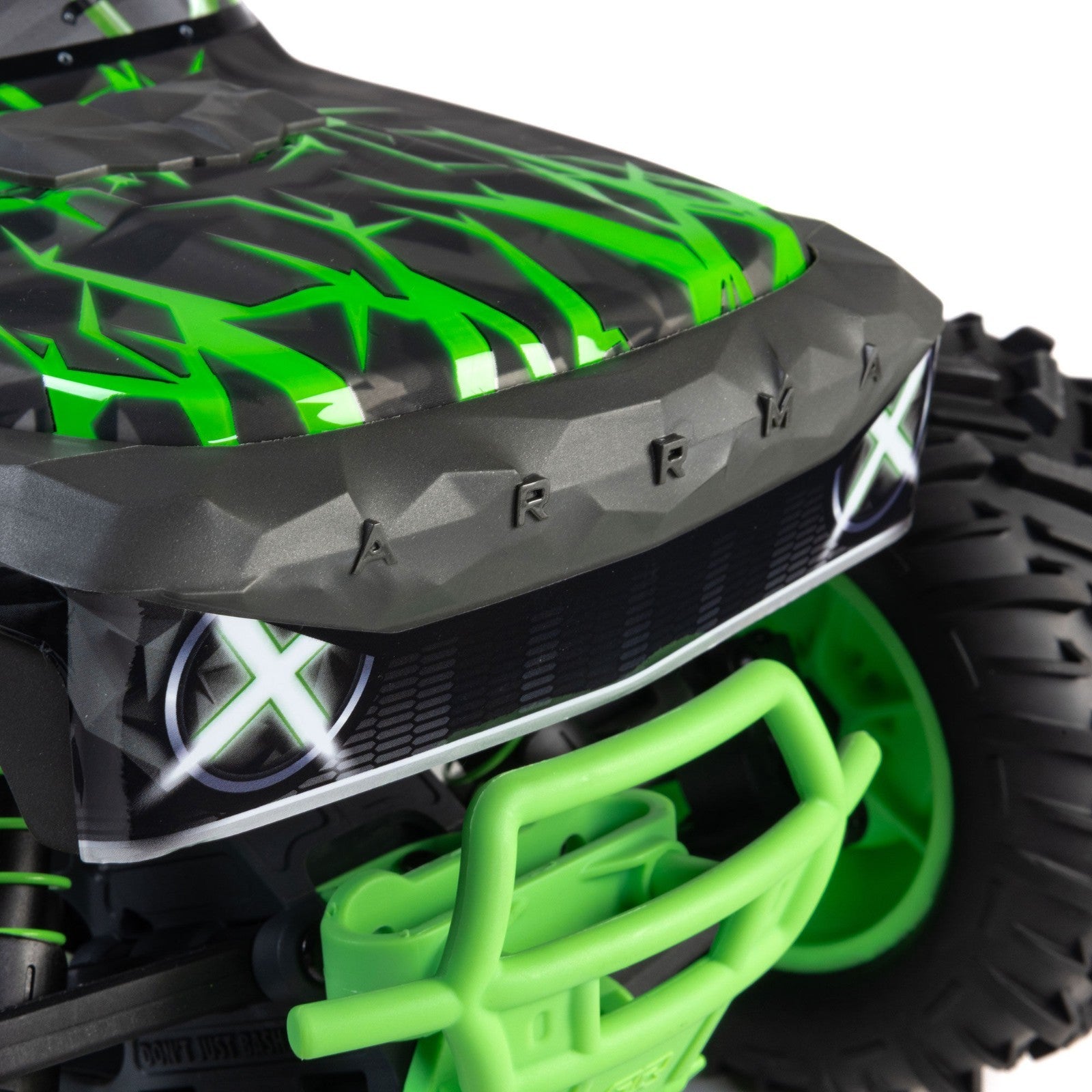 ARRMA 1/10 QUAKE 223S DSC 2WD RTR Brushless Monster Truck, Green ARA3537T2
