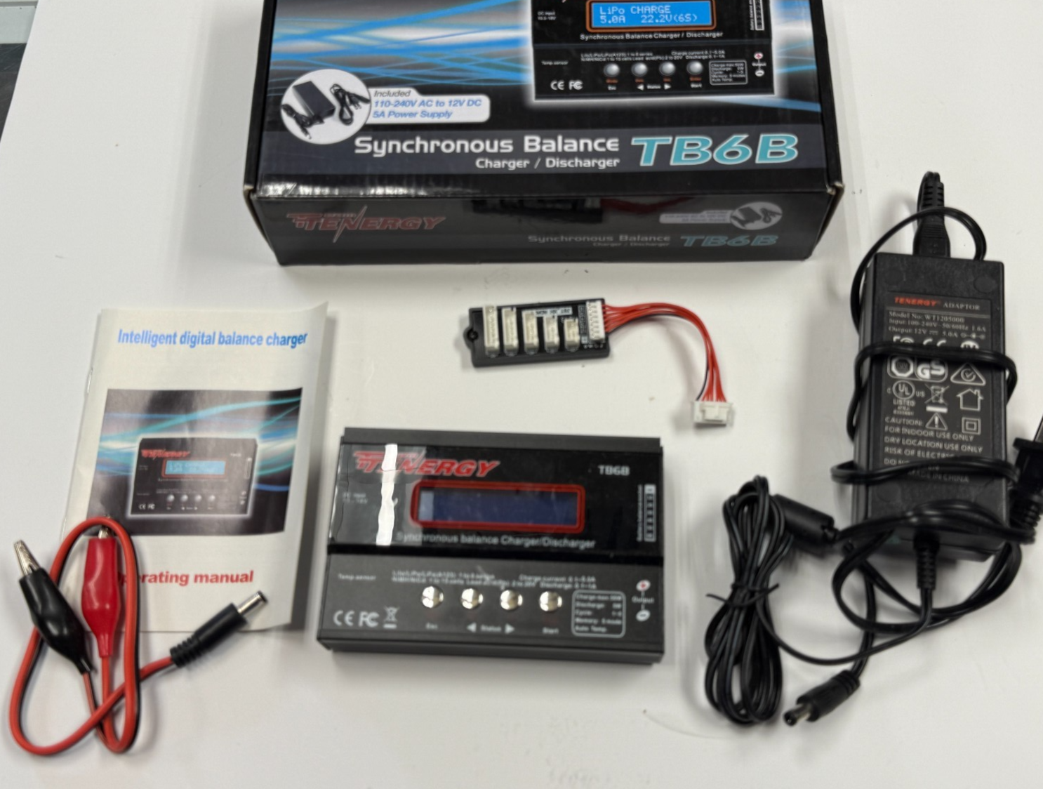 Excellent Tenergy TB6B RC Remote Control Airplane / Car Battery Charger
