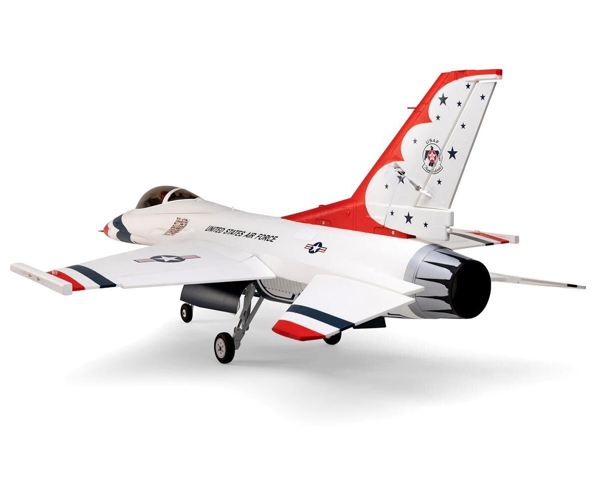 E-flite EFlite F-16 F16 Thunderbird 80mm BNF EDF Jet Airplane w/AS3X & SAFE