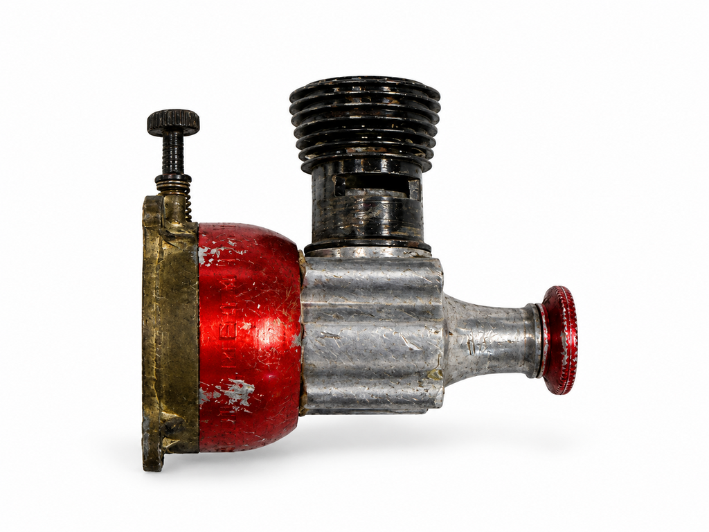 Vintage Cox Pee Wee .020 020 Glow Engine Red Tank Model Airplane Engine