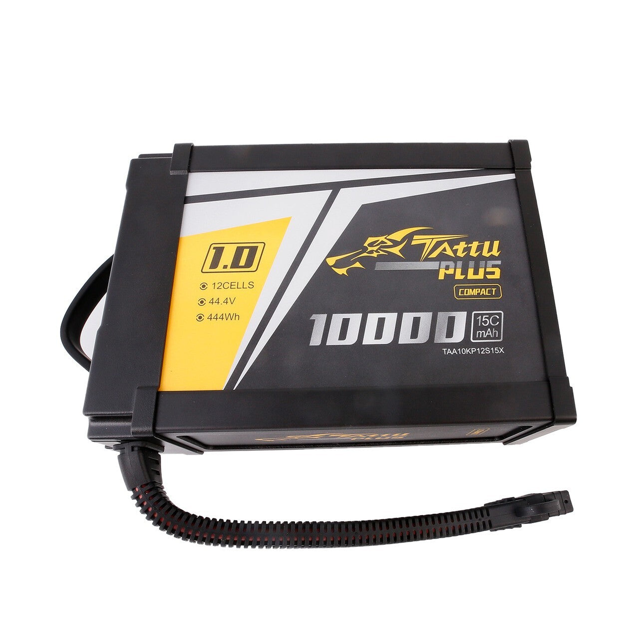 Tattu Plus 1.0 Compact Version 10000mAh 44.4V 15C 12S Lipo Smart Battery Pack