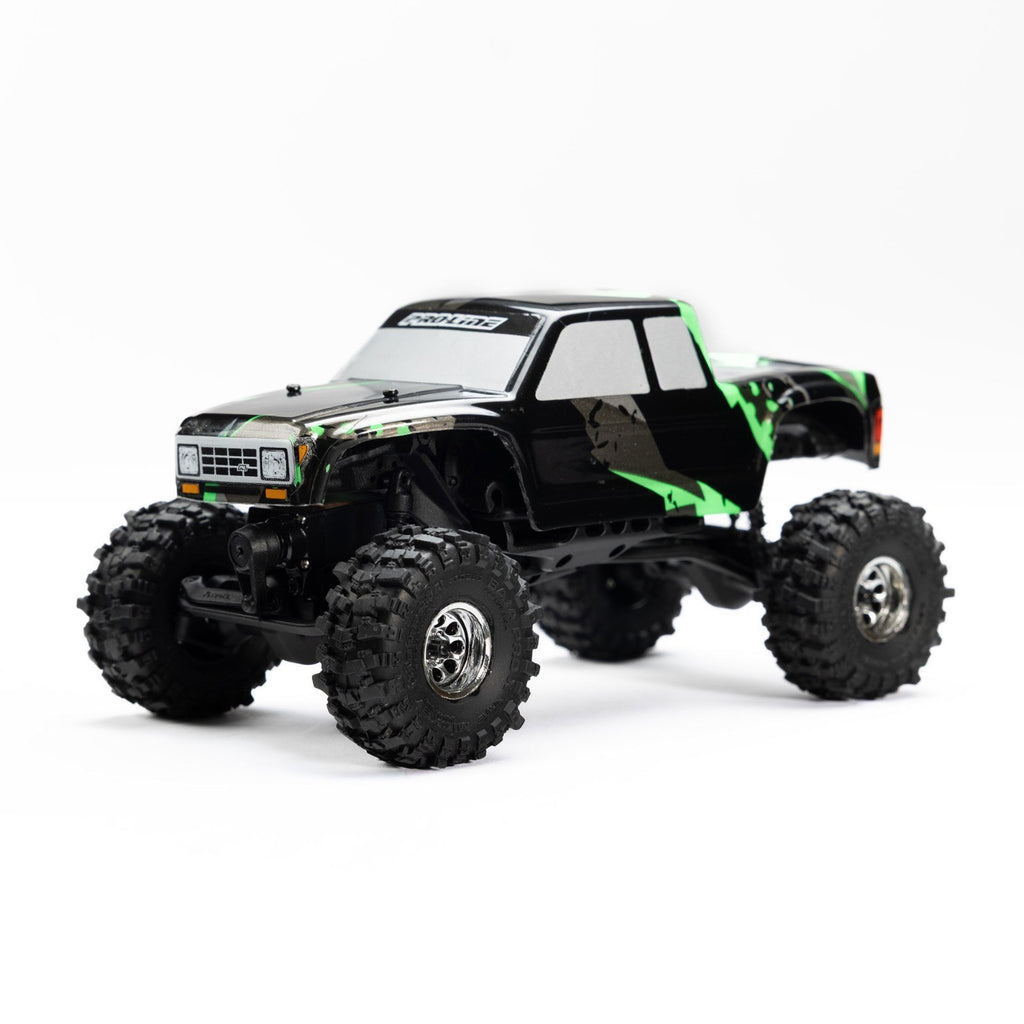 PRO1025110 1/30 Baja Pro X Front/Rear Mounted Chrome Beast Tires (4) Axial SCX30