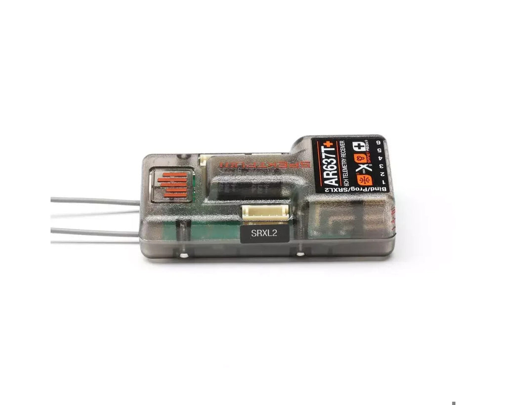 Spektrum RC AR637T+ 6-Channel DSMX Aircraft Telemetry Receiver SPM-1032 SPM1032