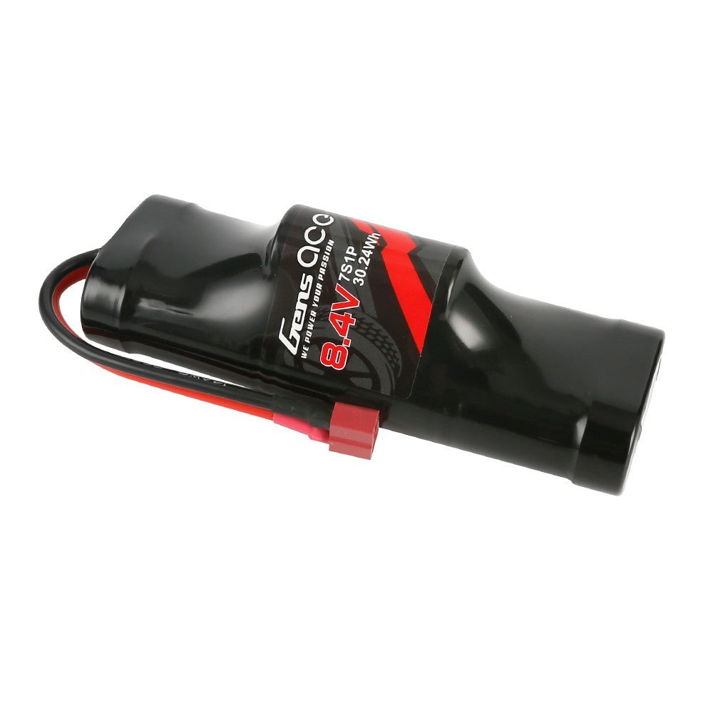 2x Gens ace 8.4V 5000mAh NiMH RC Truck / Car Battery Hump Style w/ Deans T Plug