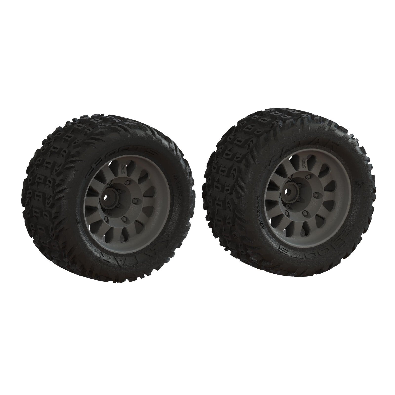 ARRMA ARA-1553 ARA1553 dBoots Katar ST 2.8in Pre-Glued Tires, 14mm Hex (2)