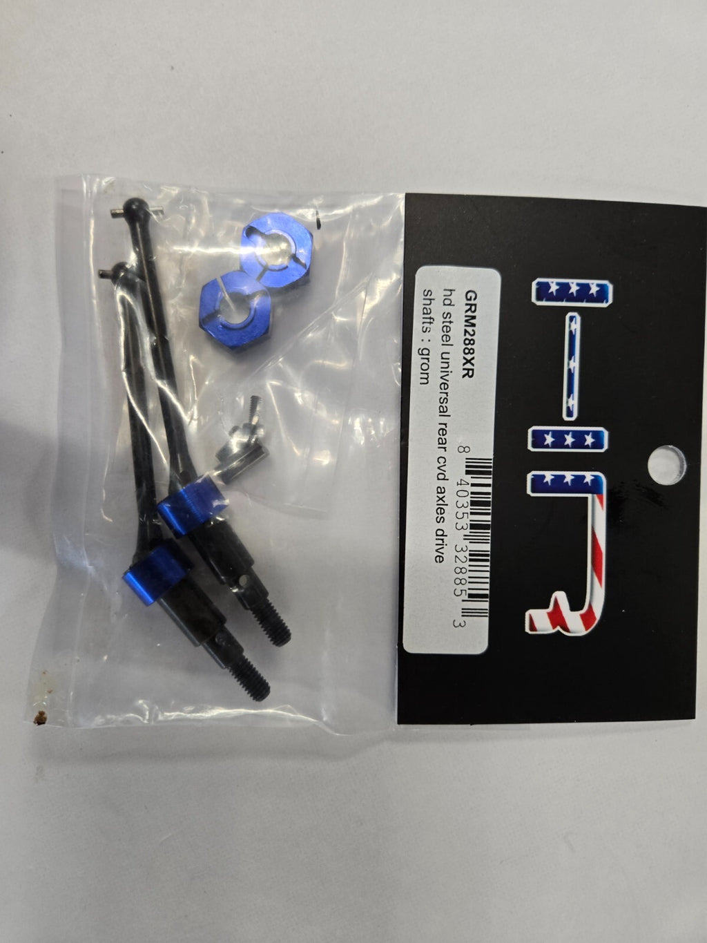 Hot Racing Arrma Grom HD Steel Universal Rear CVD Axles Drive Shafts GRM288XR