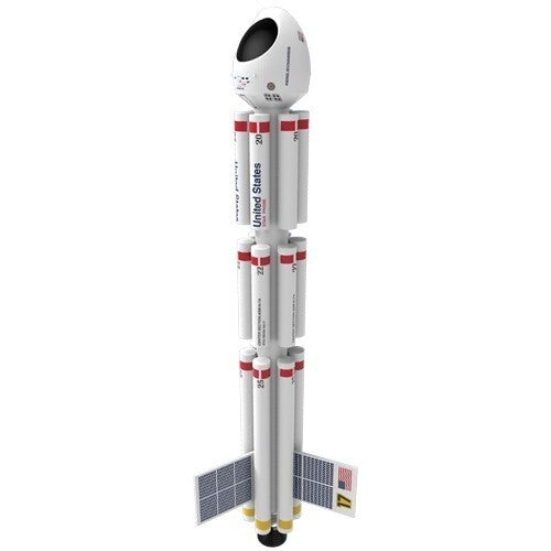 Estes Model Rocket Kit Explorer Aquarius Skill Level Advanced EST7253 7253