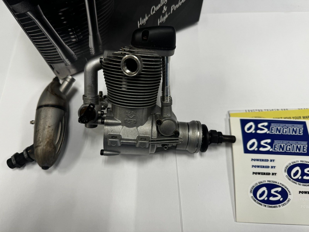 OS .95 95 FS Four Stroke RC Nitro Airplane Engine With Muffler FS95V OSMG0900