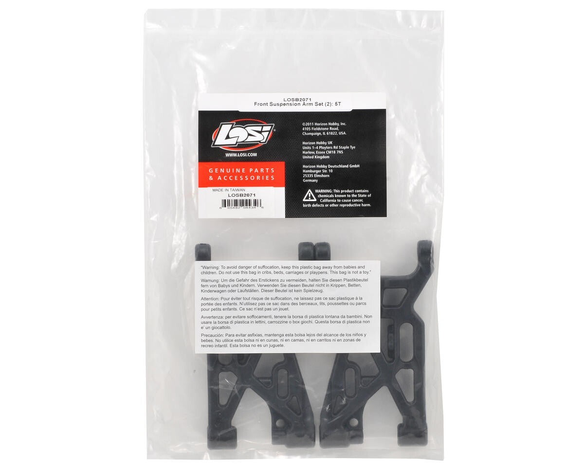 Team Losi 5ive 5T Losi Front Suspension Arm Set (2) LOSB2071