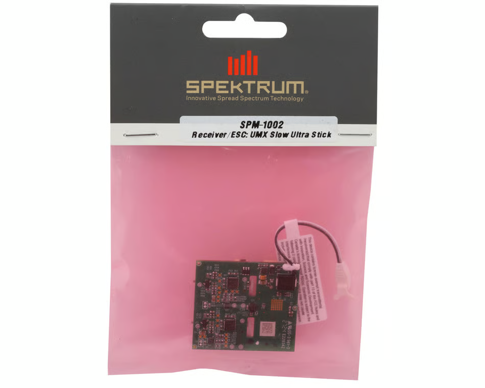 Spektrum SPM-1002 AS5440 DSMX 5Ch AS3X & SAFE Receiver/ESC: UMX Slow Ultra Stick