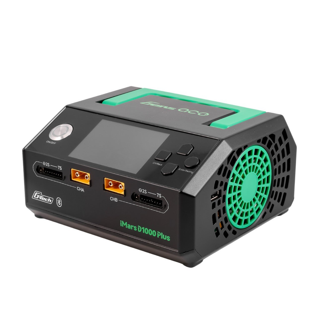 Gens Ace iMars D1000 Plus Smart RC Battery Charger Dual Channel AC 1000W  G-Tech