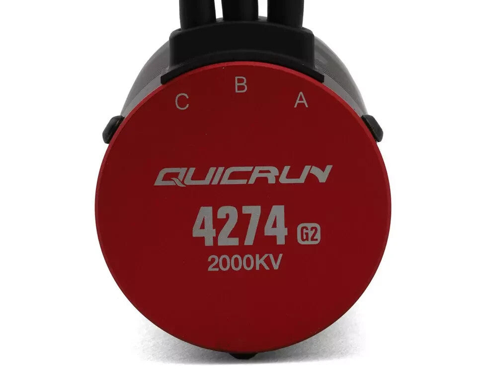 Hobbywing QuicRun 8BL150 G2 Sensorless Brushless ESC 4274SL Motor Combo 2000kV