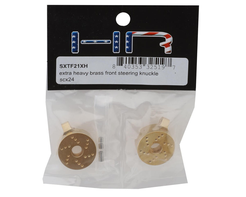 Hot Racing Extra Heavy Brass Front Steering Knuckle SCX24 HRASXTF21XH Electric