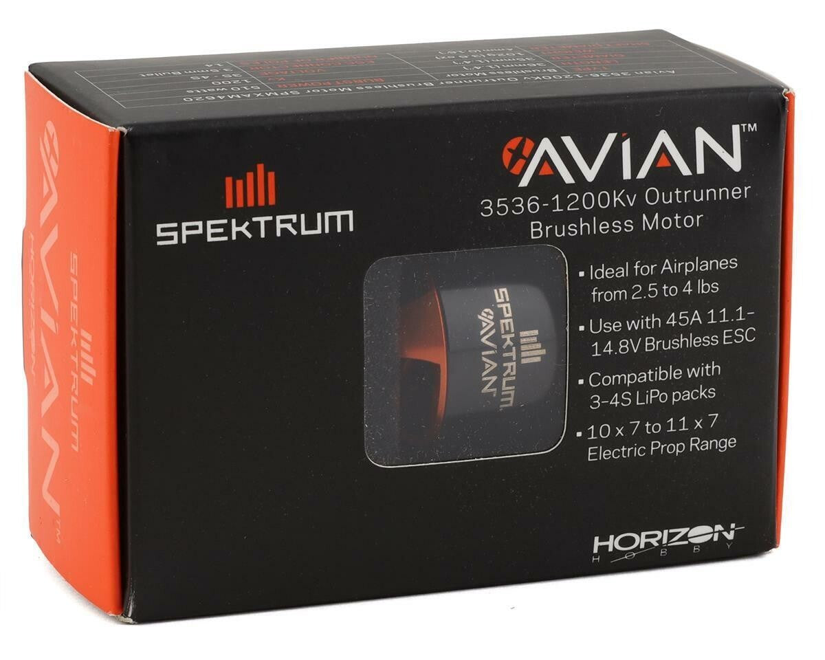 Spektrum Avian 3536-1200Kv : Same as Rimfire .15 Brushless Electric RC Motor