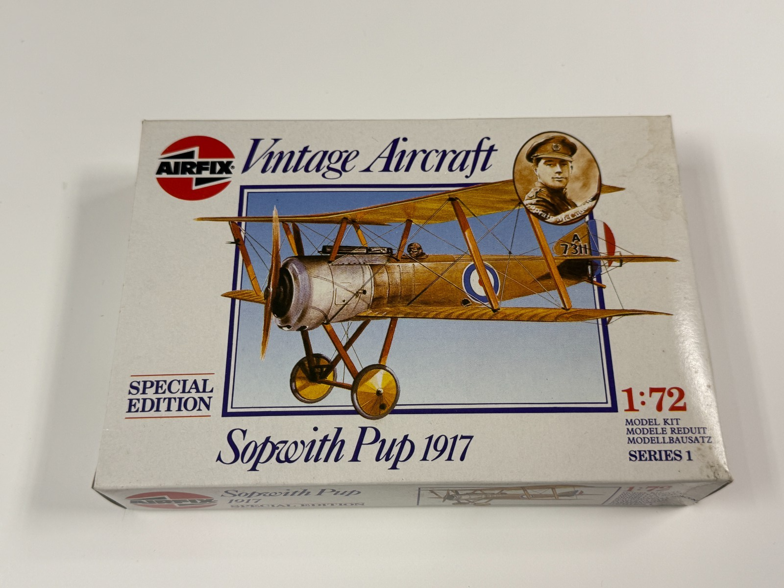 New Airfix Vintage Aircraft 1/72 Scale Sopwith Pup 1917 Plastic Model Kit 01082