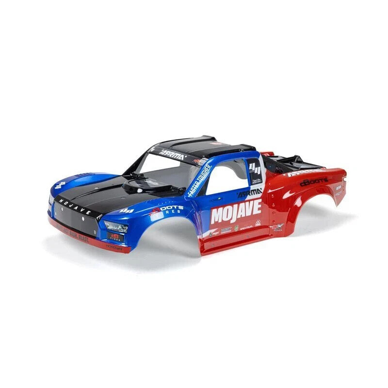 Arrma ARA406166 Mojave 4S Painted Decaled Trimmed RC Car Body Blue/Red