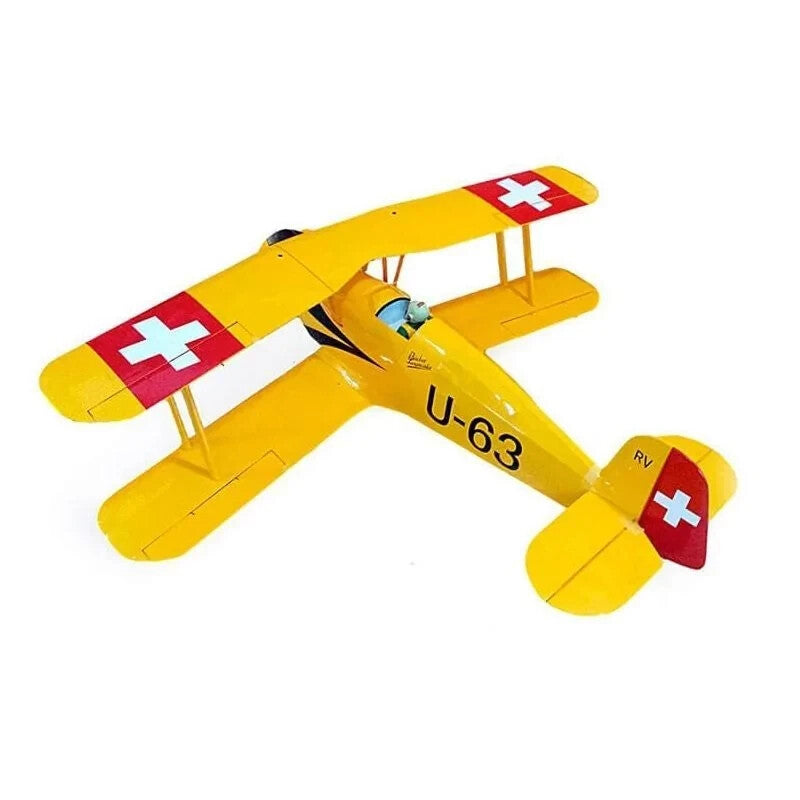 Seagull Models Bucker BU-133 BU133 RC Remote Control Airplane Jungmeister Yellow