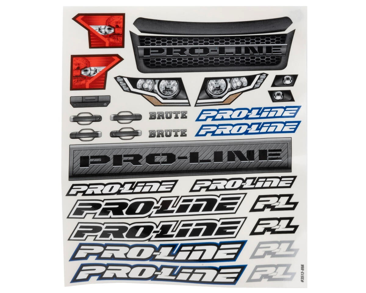Pro-Line Racing Pre-Cut Brute Bash Armor Body Black X-MAXX PRO3513-18 PRO3511318