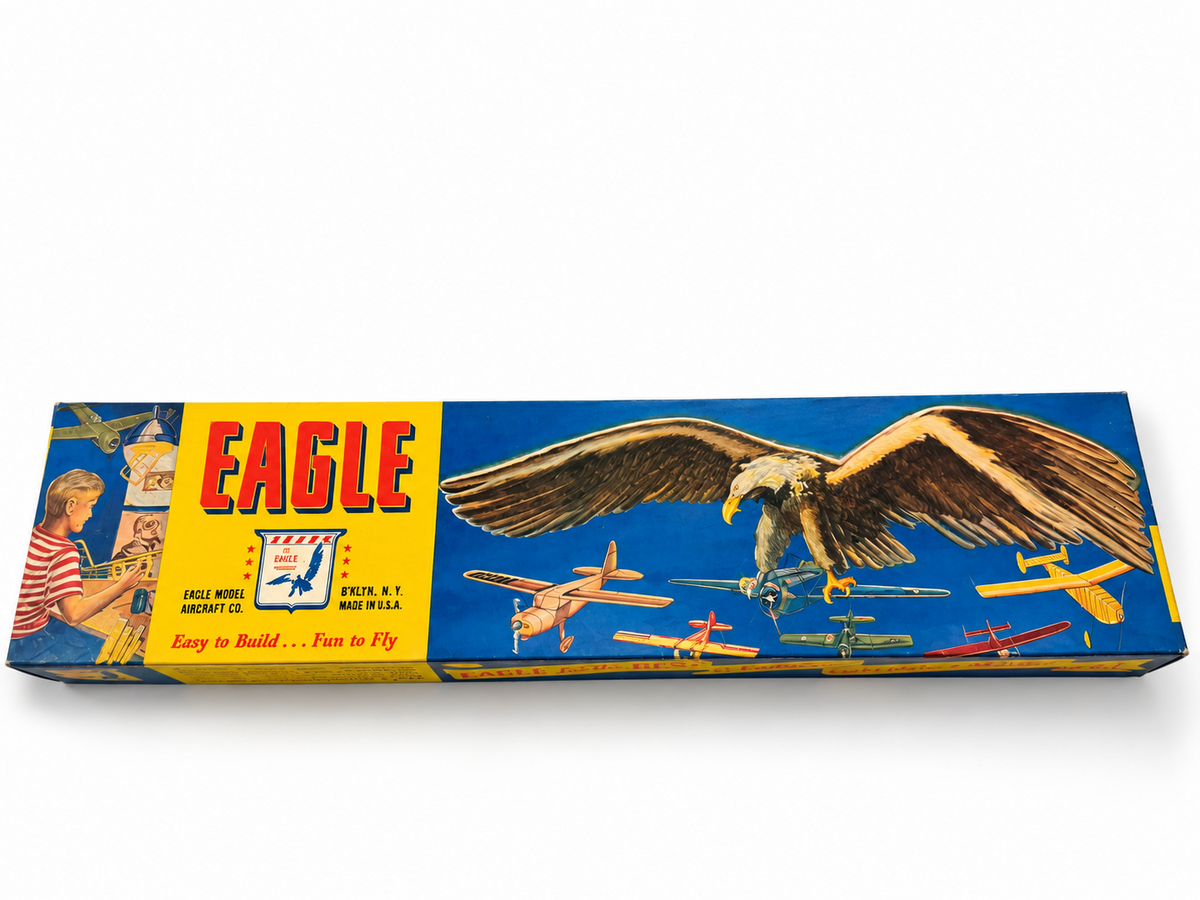 Vintage Eagle The Rocket 7705 Balsa Wood Model Airplane Kit 26" Wingspan 1945
