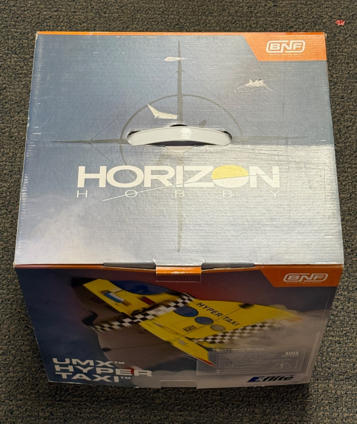 Rare Excellent Condition UMX Hyper Taxi Electric RC BNF Bind in Fly Airplane