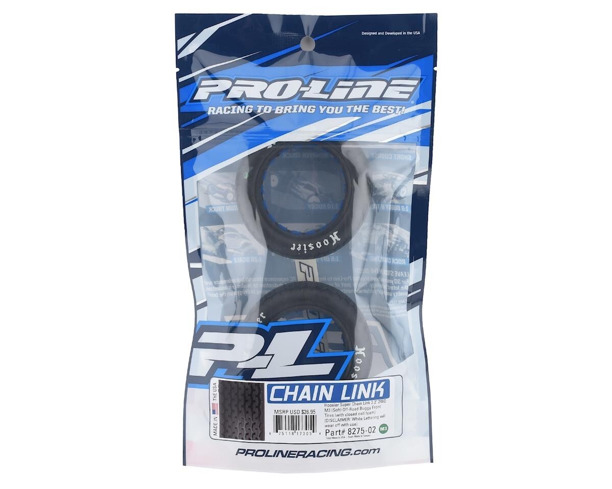 Pro-Line Proline Super Chain Link Dirt Oval 2.2" 2WD Front Buggy Tires (2) M3