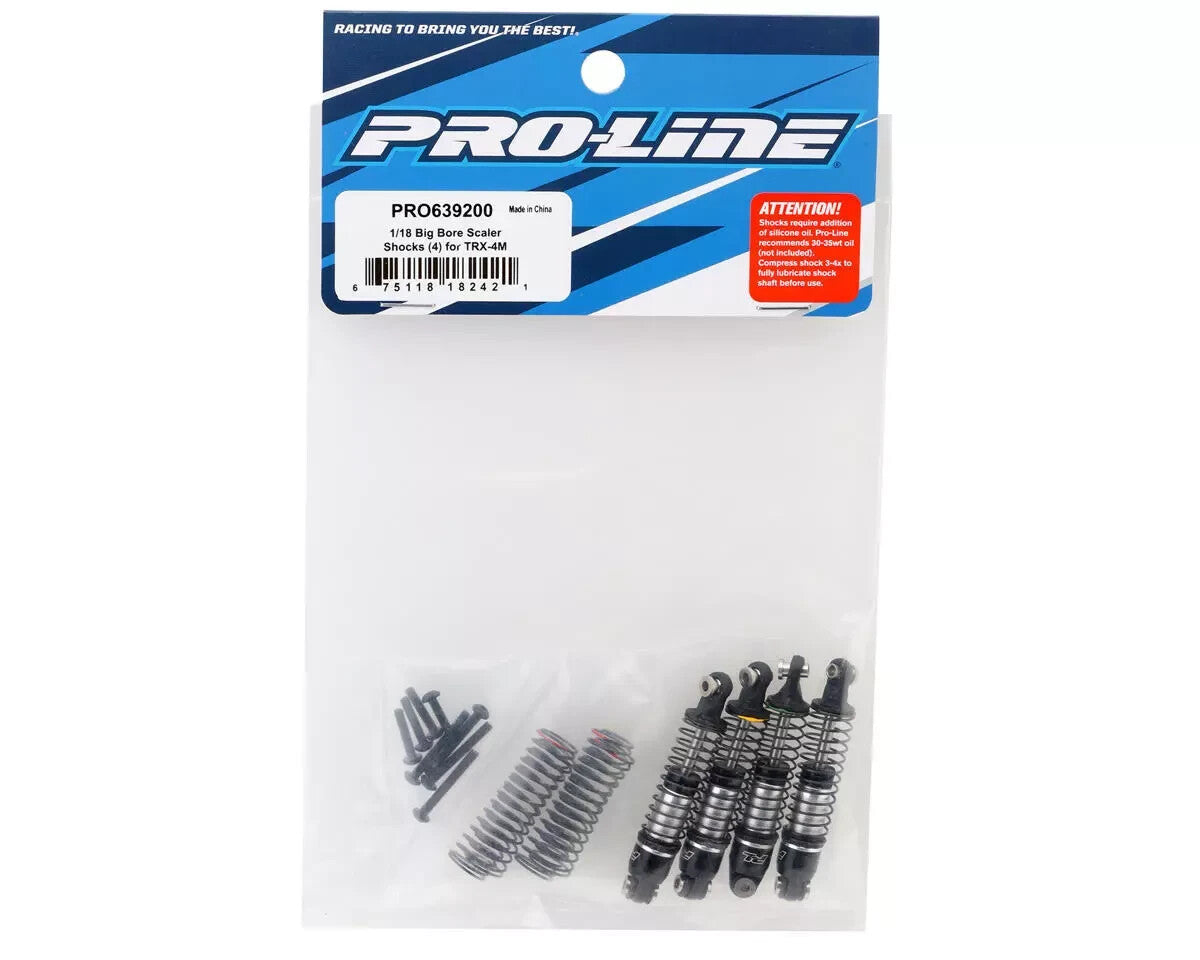 Pro-Line Proline Big Bore Scaler Shocks for Traxxas TRX-4M (4) PRO6392-00 TRX4M