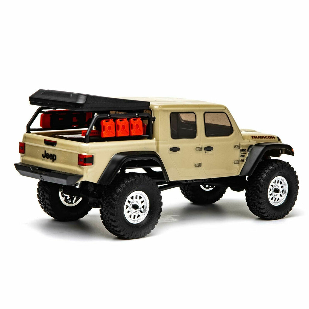 Axial SCX24 Jeep JT Gladiator RC Truck 1/24 4WD Rock Crawler Brushed RTR Beige