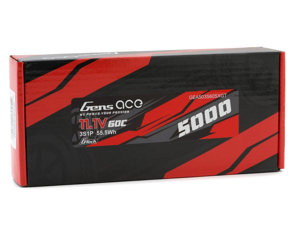 Gens Ace G-Tech Smart 3S LiPo Battery 60C 11.1V / 5000mAh w/XT60 Connector