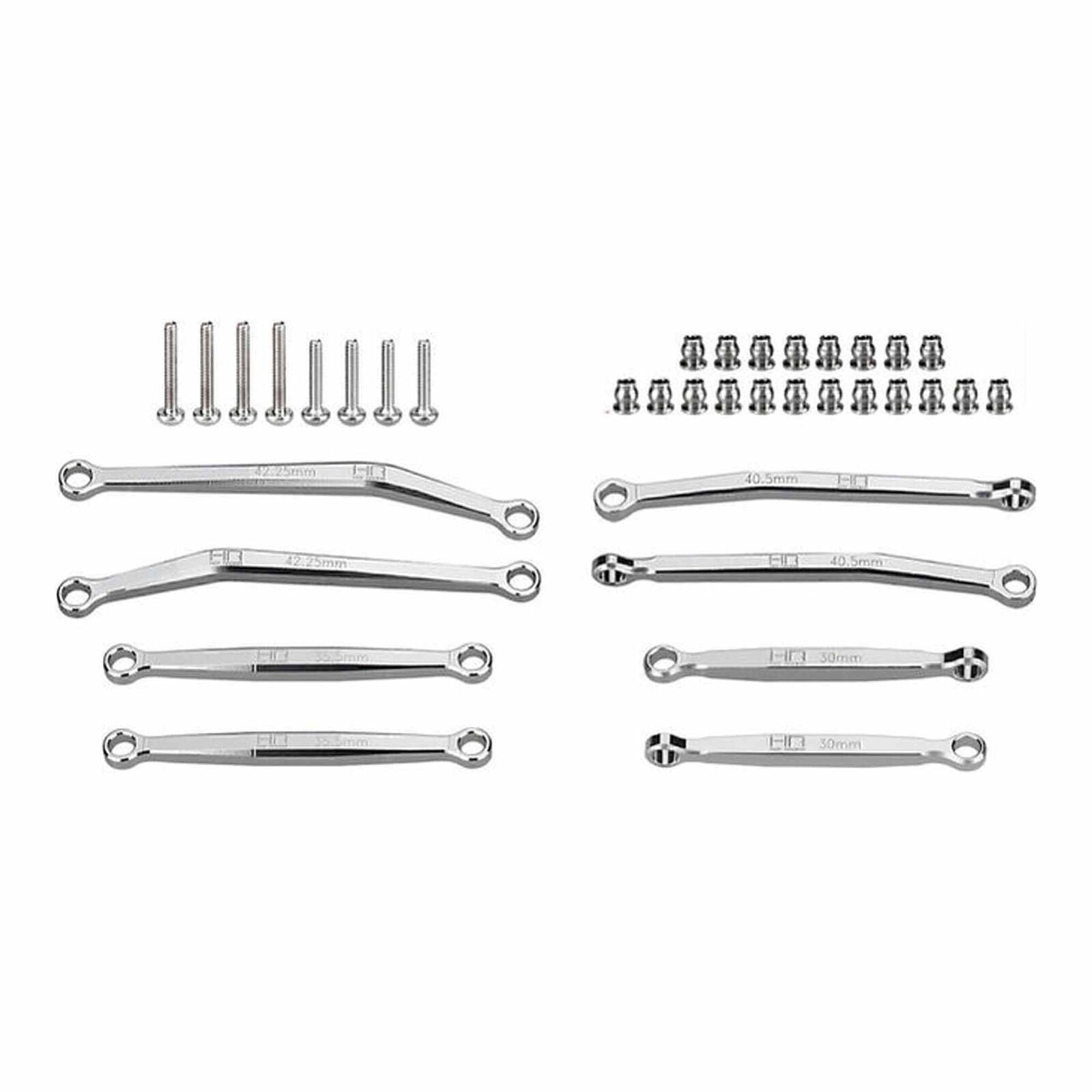 HOT RACING SXTY133H Brass No-Flex Link Set, 1/30 Axial SCX30 HRASXTY133X08