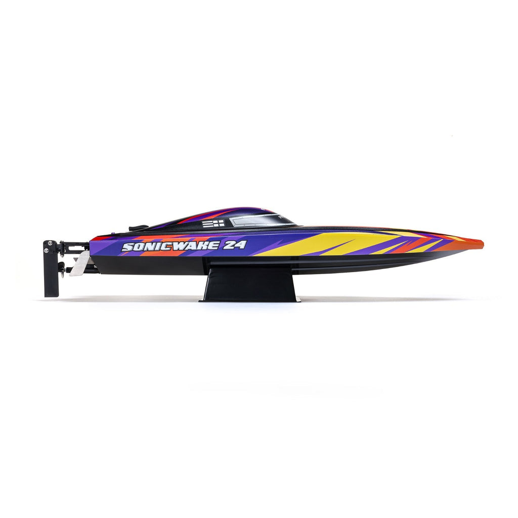 Sonicwake 24" Self-Righting Brushless Deep-V RTR (With Battery & Charger), Red