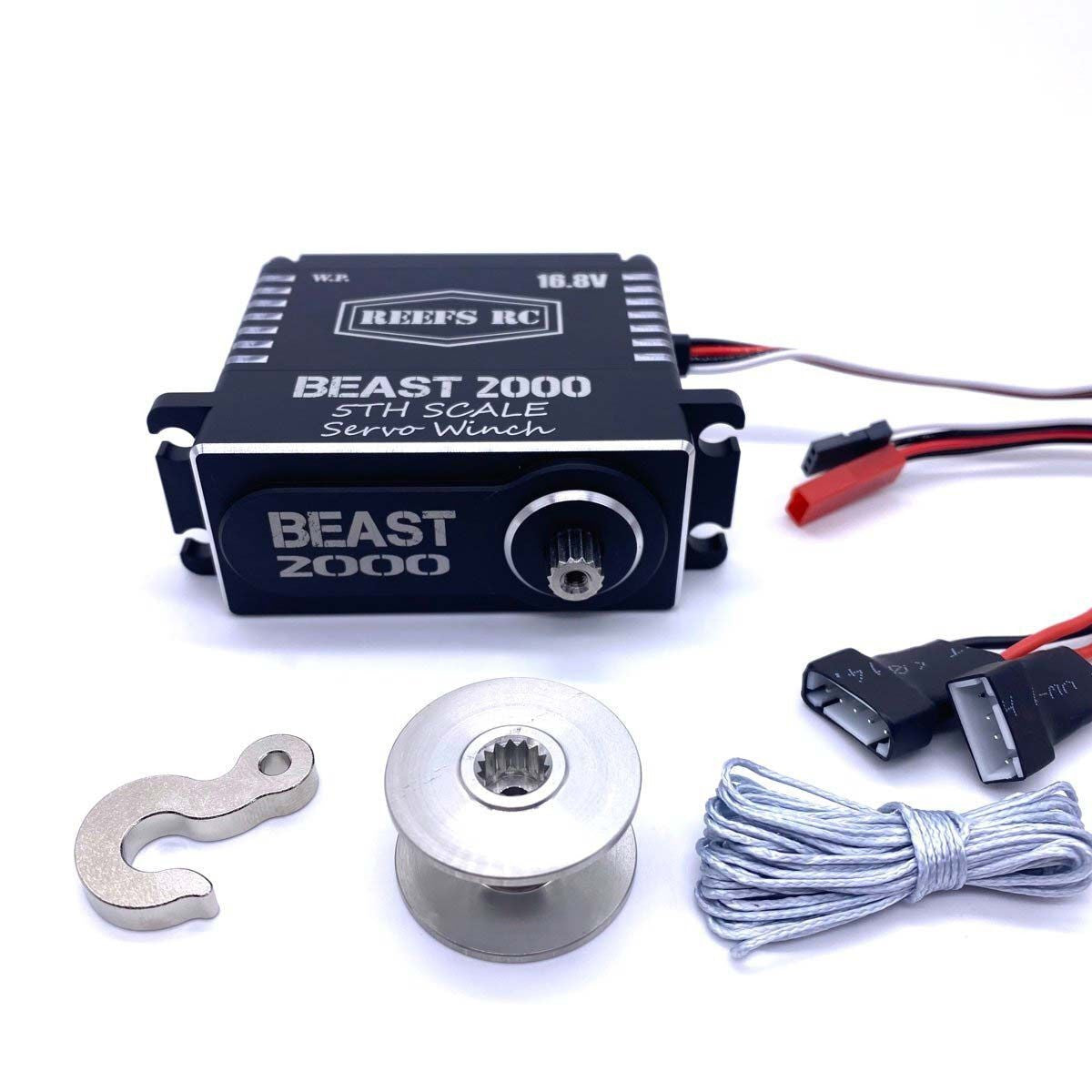 REEFS RC SEHREEFS117 Beast 2000 1/5 Scale High Torque Waterproof Servo Winch